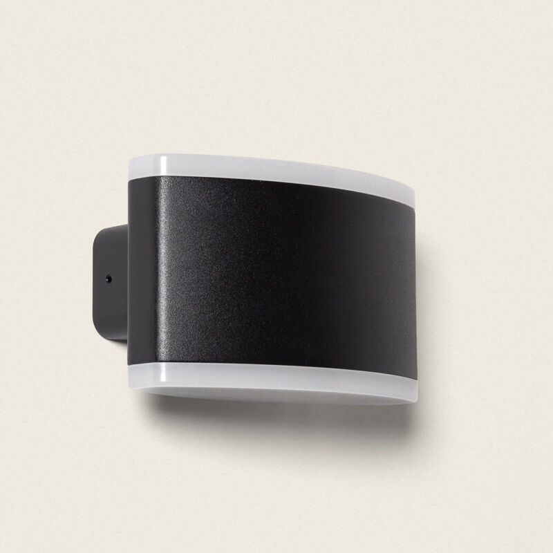 foto del prodotto applique da parete per esterni led 12w rettangolare nero bertol nero