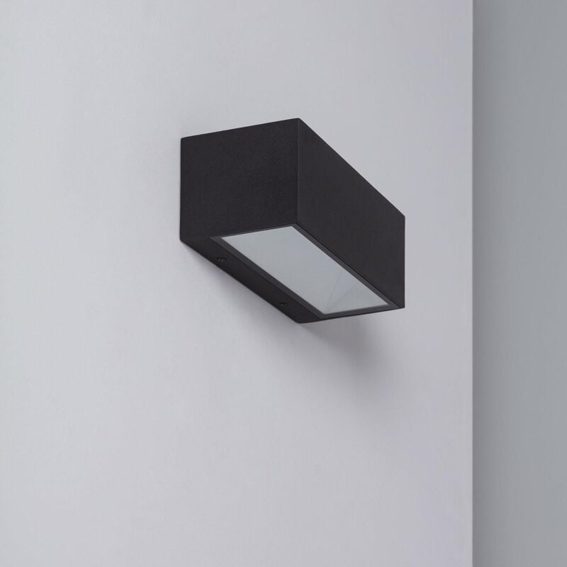 foto del prodotto applique da parete per esterni led 18w alluminio illuminazione doppia luce cct selezionabile gropius nero