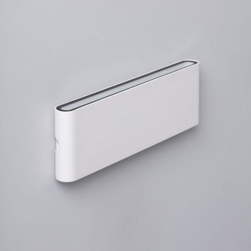 foto del prodotto applique da parete per esterni led 20w alluminio rettangolare doppia luce luming bianco bianco naturale 4000k