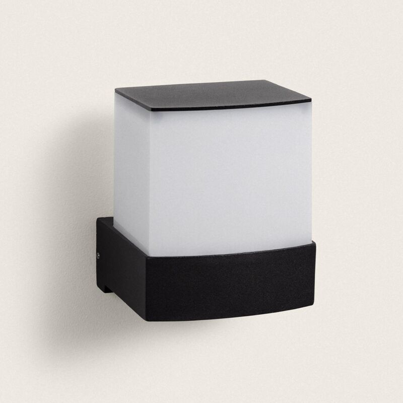 foto del prodotto applique da parete per esterni led 6w alluminio superficie berdy nero
