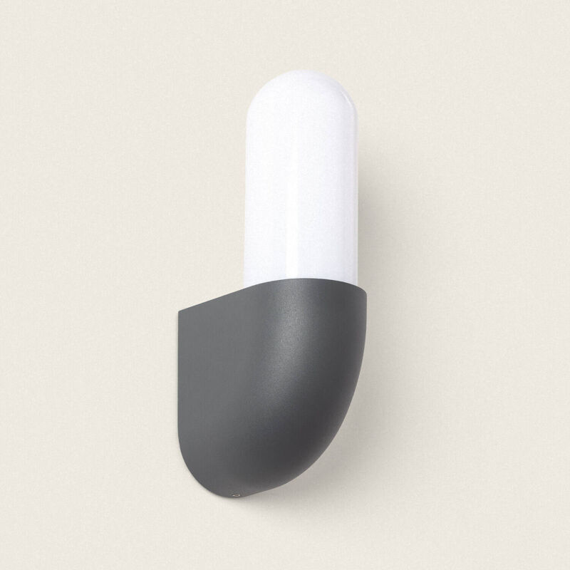 foto del prodotto applique da parete per esterni led 7w alluminio anturio grigio scuro