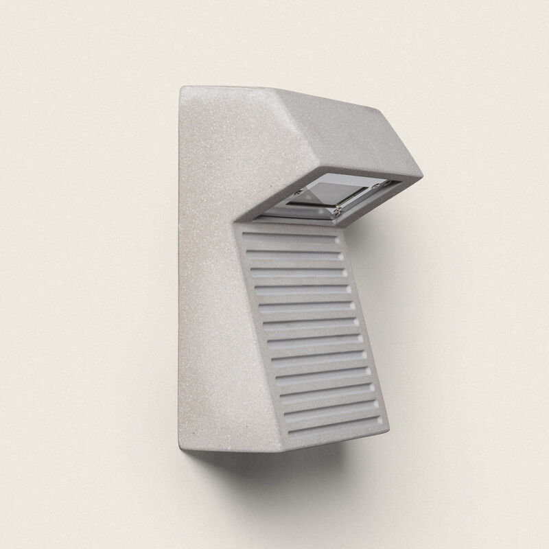foto del prodotto applique da parete per esterni led 8w cemento sealy grigio pietra