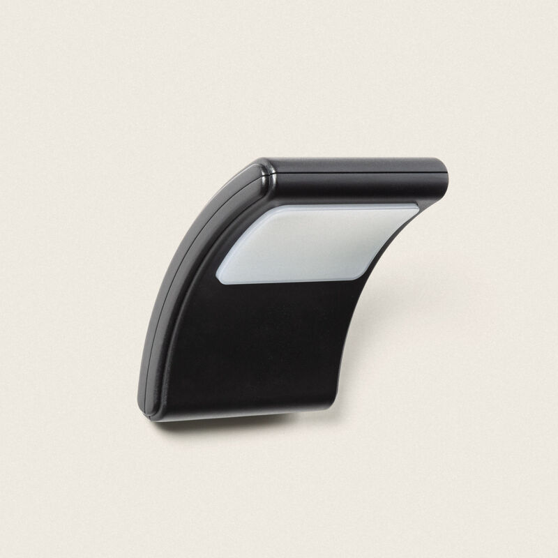 foto del prodotto applique da parete per esterni led 8w rettangolare nero wilbert nero opaco