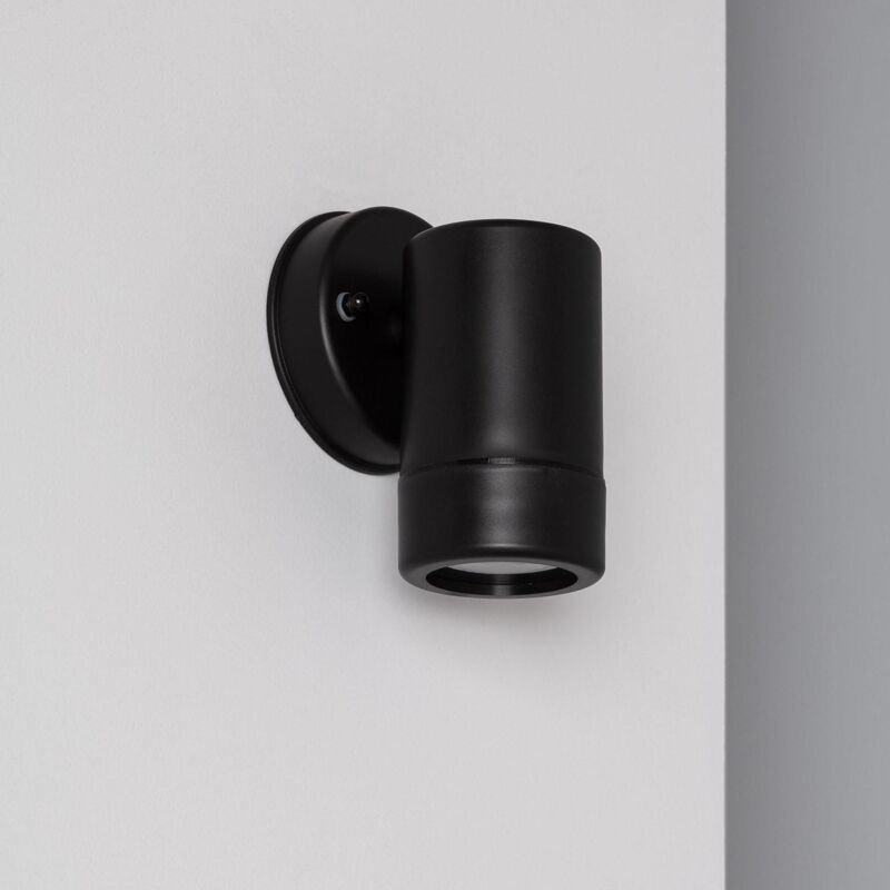 foto del prodotto applique da parete per esterni satin nero