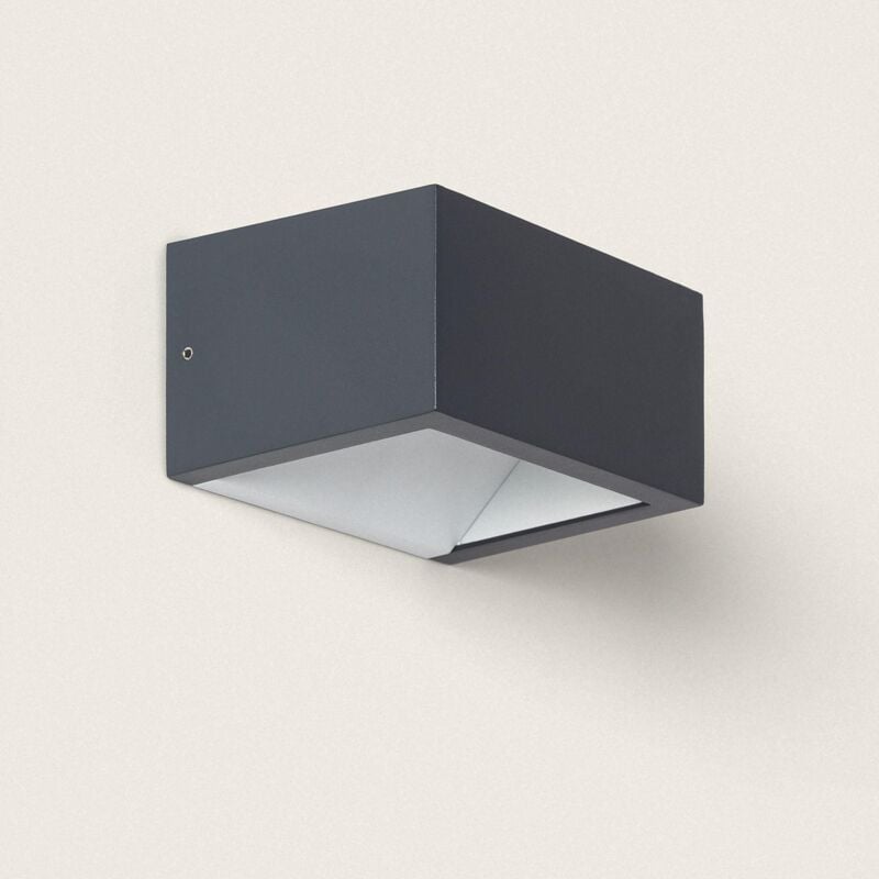 foto del prodotto applique da parete per esterno led 9w alluminio doppia luce cct selezionabile sheffield antracite