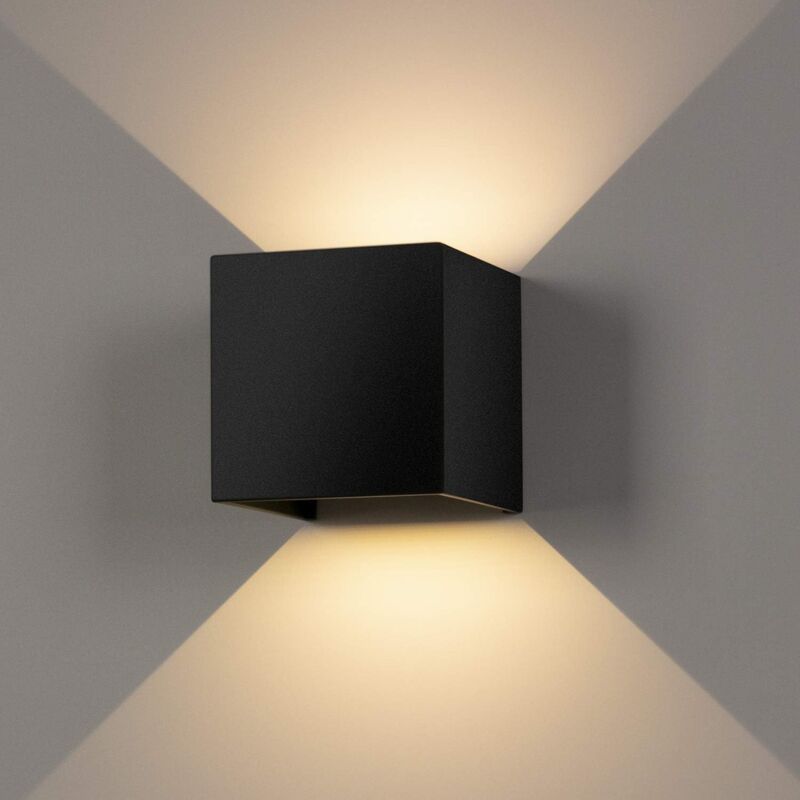 foto del prodotto applique da parete per interni esterni da 12 w, lampada da parete a led impermeabile ip65 regolabile su e gi , lampada di design, applique da parete