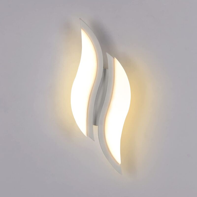 immagine 0 del prodotto applique da parete per interni, lampada da parete moderna 12w 1000lm, lampada da parete con illuminazione in acrilico per scala camera da letto