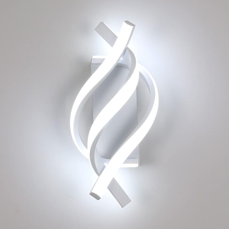 foto del prodotto applique da parete per interni, lampada da parete moderna per interni da 22 w, lampada da parete a led in metallo ad arco creativo da 2500 lm per