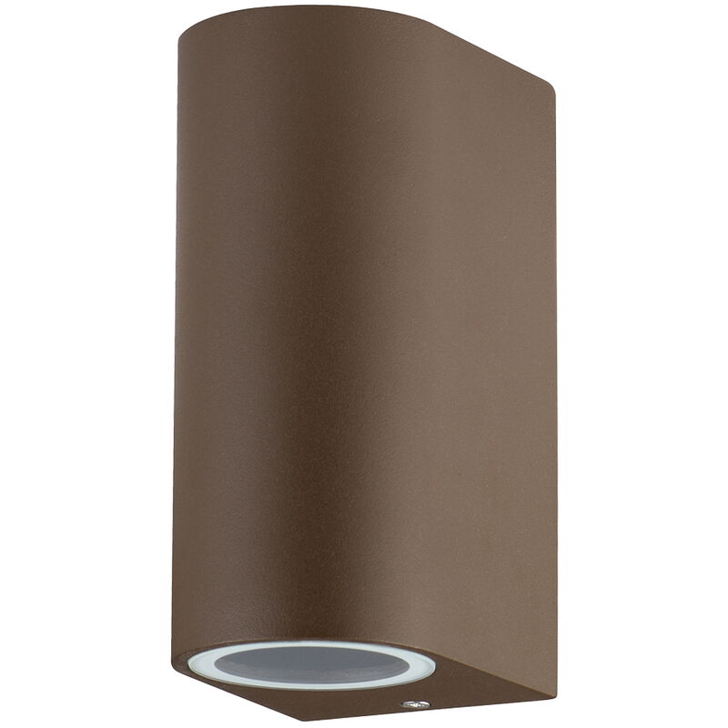 foto del prodotto applique da parete tiziano corten ip44 2 x gu10 novaline