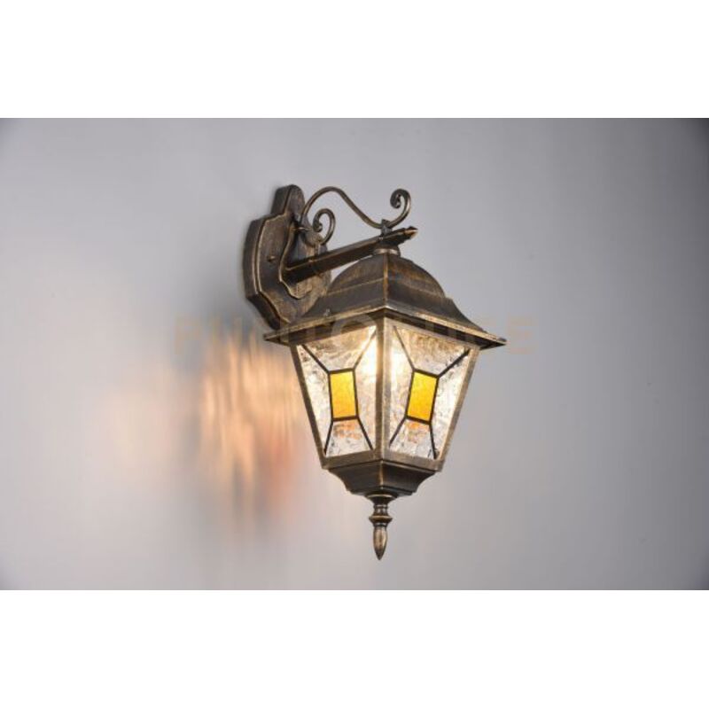 foto del prodotto applique da parete trio lighting imperia 1xe27 ip44 ruggine 205867128