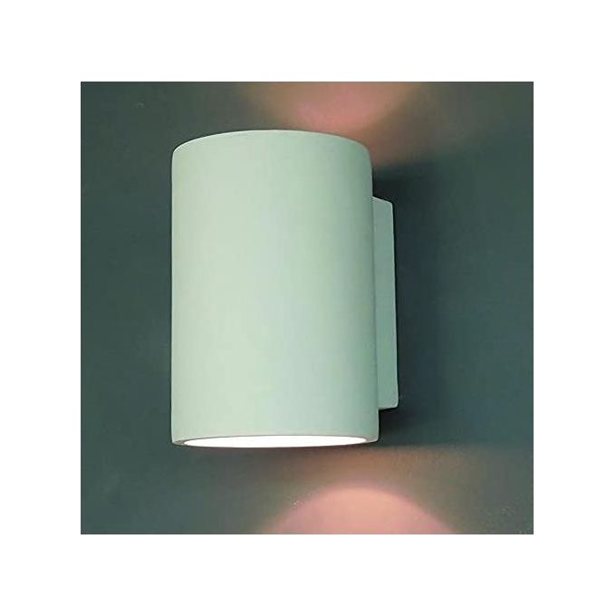 foto del prodotto applique da parete vigor olimpia gesso bianco 2x35 watt