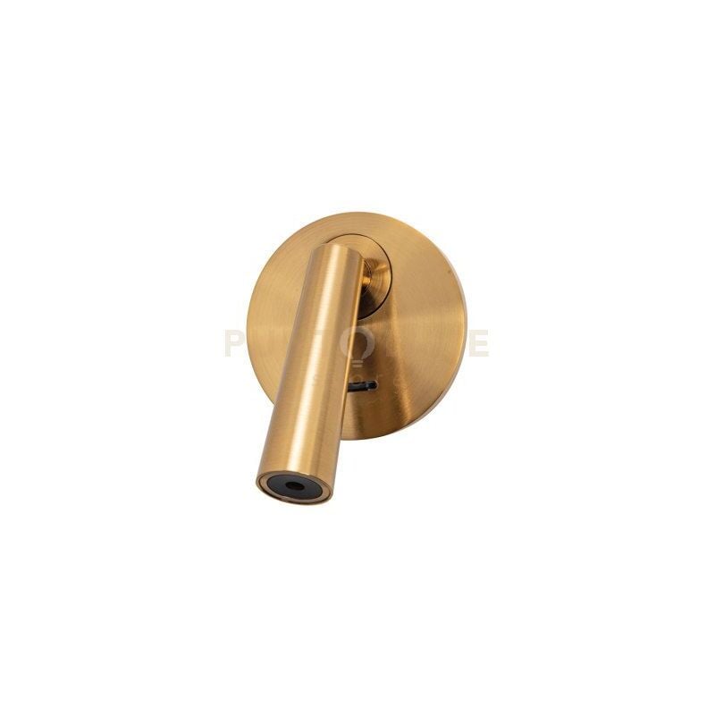foto del prodotto applique da parete zambelis 71 ottone satinato 3000k