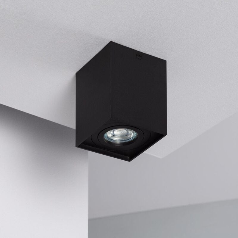 foto del prodotto applique da soffitto alluminio jaspe nero nero