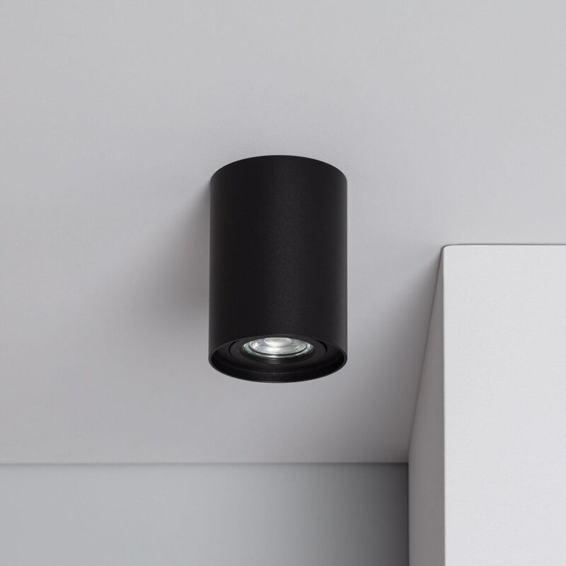 foto del prodotto applique da soffitto alluminio quarzo nero nero