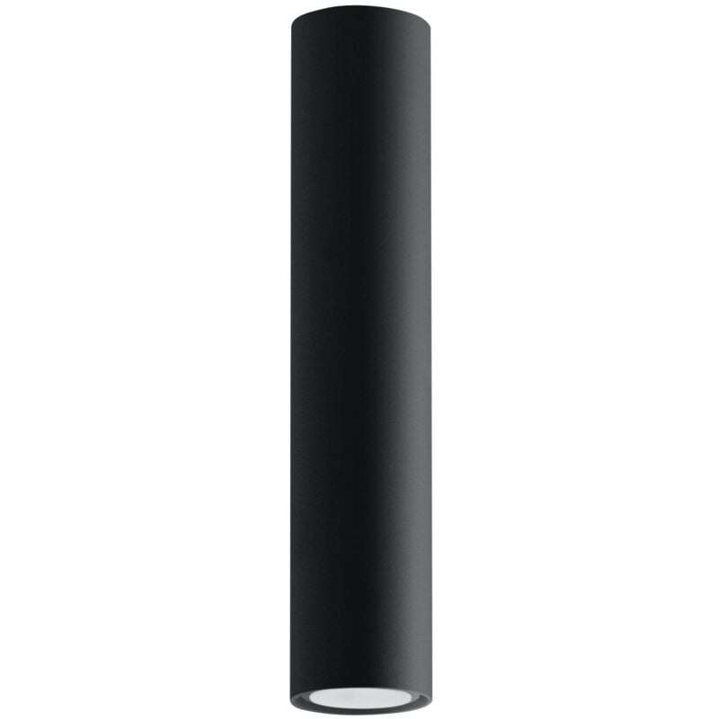 foto del prodotto applique da soffitto in metallo lagos 30 sollux nero