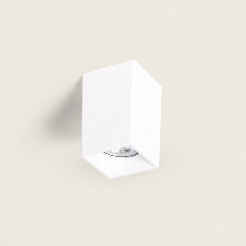 foto del prodotto applique da soffitto quadrata traxim s bianco