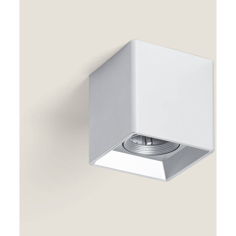 foto del prodotto applique da soffitto quadrato space argento