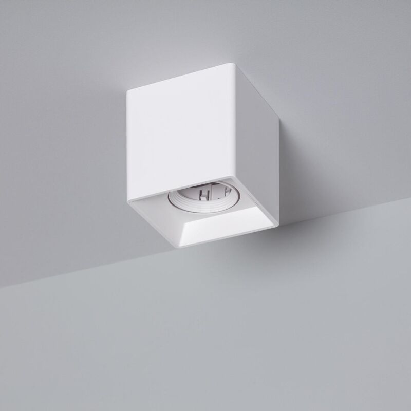 foto del prodotto applique da soffitto quadrato space bianco