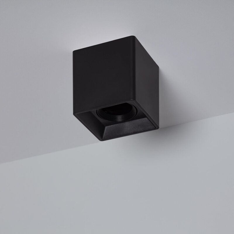 foto del prodotto applique da soffitto quadrato space nero