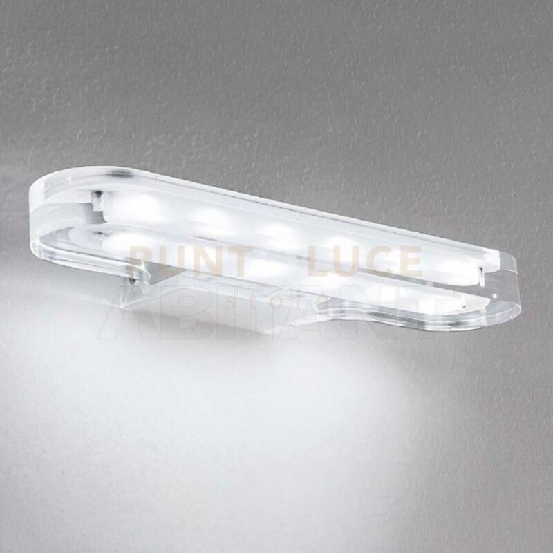 foto del prodotto applique da specchio fan europe lighting led w phoenix 6w trasparente