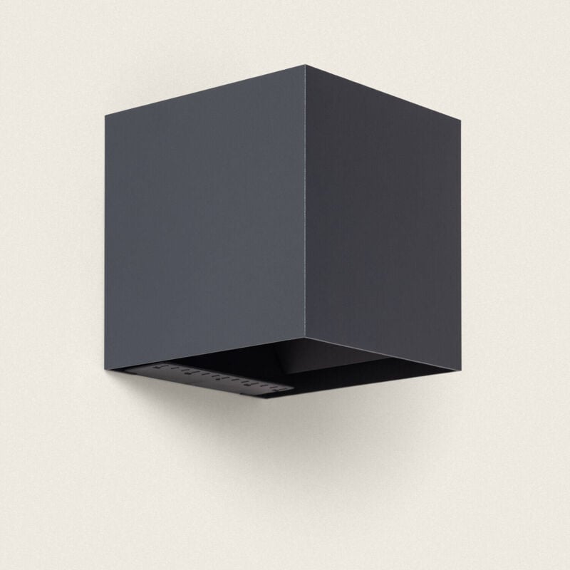 foto del prodotto applique de parete led per esterni solare alluminio denny antracite