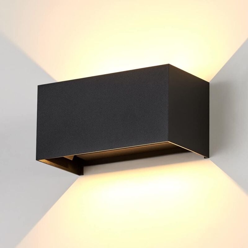 foto del prodotto applique decorative, 20w, ip65 impermeabile, applique led per interni ed esterni, fascio luminoso regolabile, applique per esterni, bianco caldo