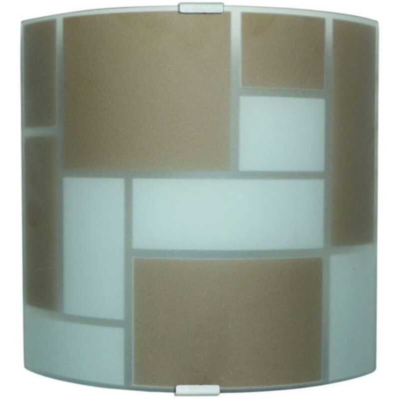 foto del prodotto applique dora 1xe27 mont argento vetro bian marr 5 pezzi