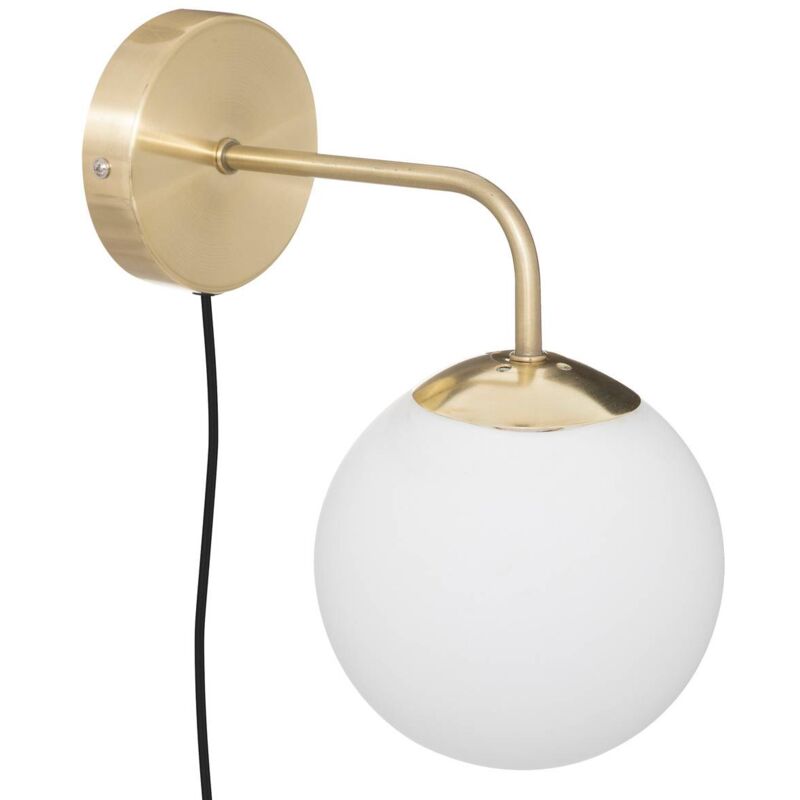 immagine 0 del prodotto applique dris in vetro bianco d15cm atmosphera cr ateur d int rieur