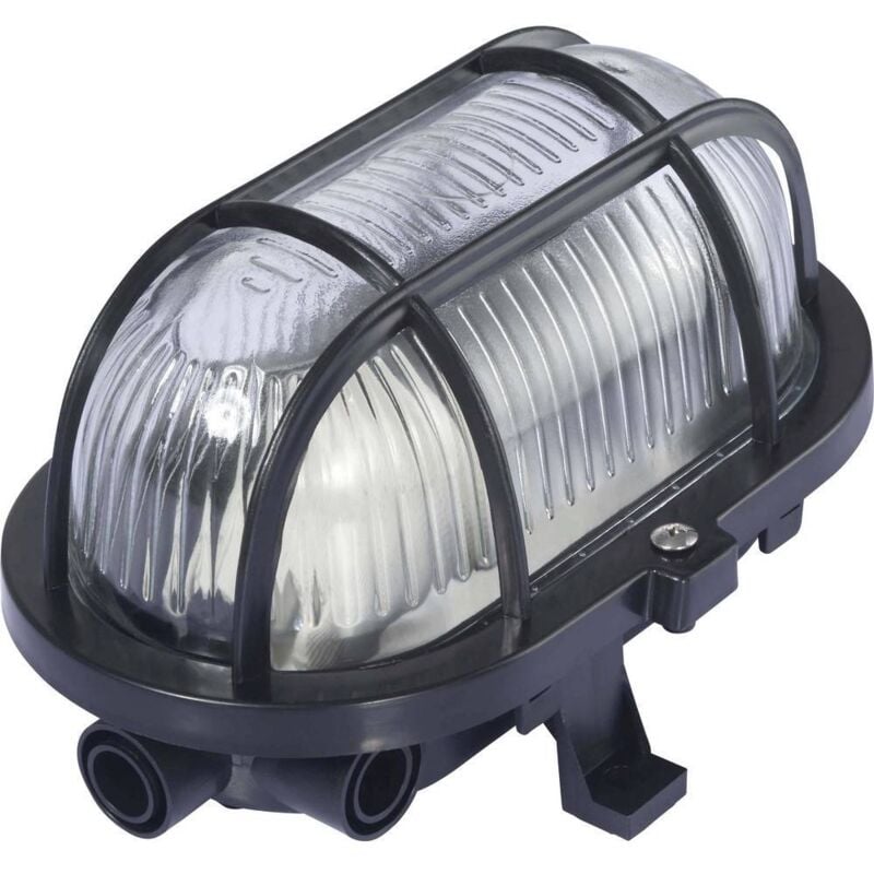 foto del prodotto applique e27 nero sygonix