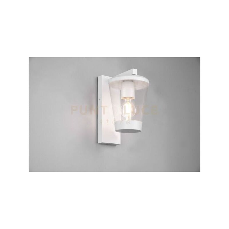 foto del prodotto applique esterno cavado con diffusore trasparente ip44 h.28cm antracite 211060131
