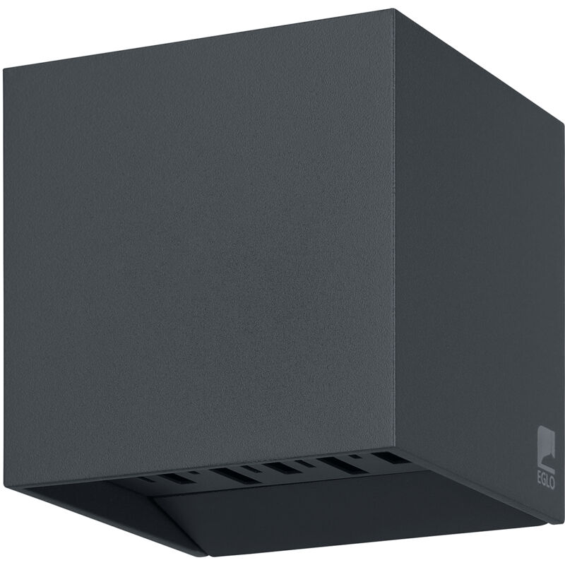 foto del prodotto applique esterno contemporanea calpino 2 alluminio grigio led