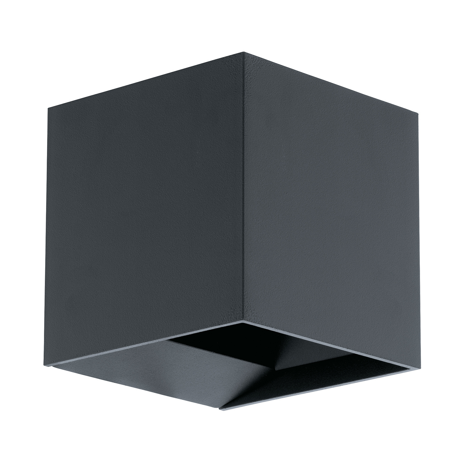 foto del prodotto applique esterno contemporanea calpino alluminio grigio led