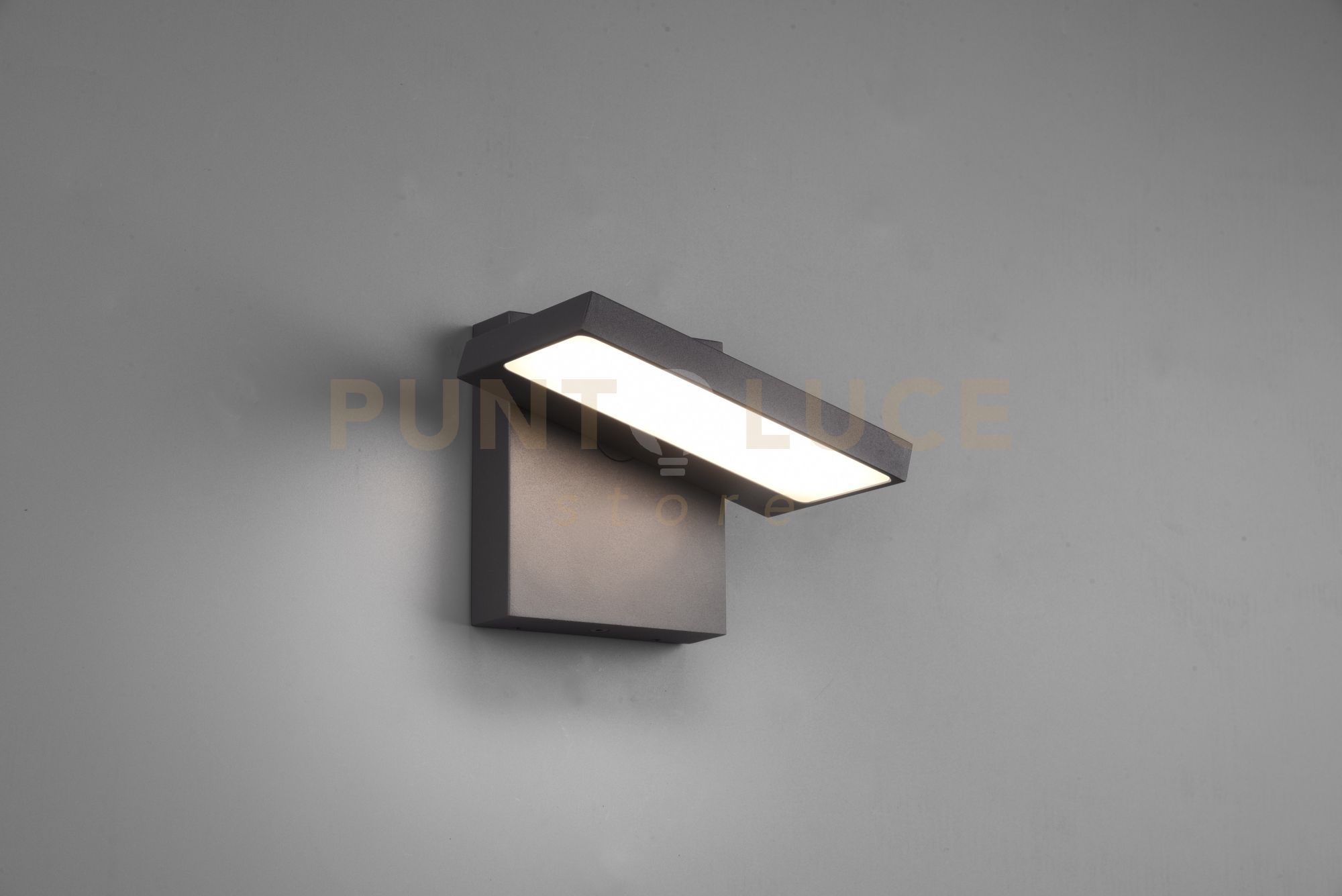 foto del prodotto applique esterno horton led in fusione orientabile antracite 226360142