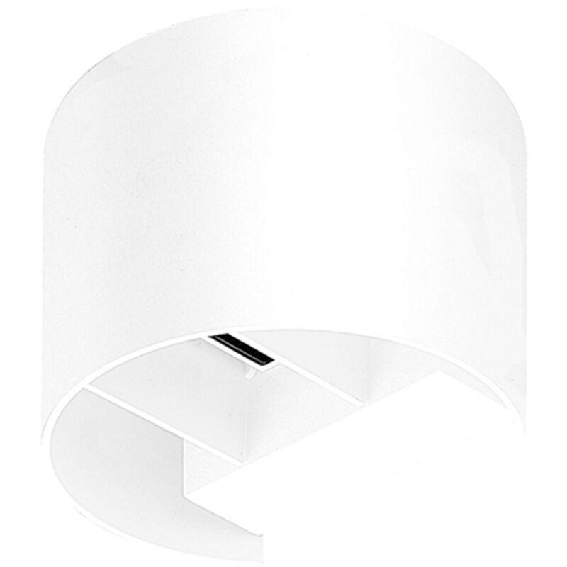 foto del prodotto applique esterno moderna finn alluminio bianco 1 luce g9 ip54