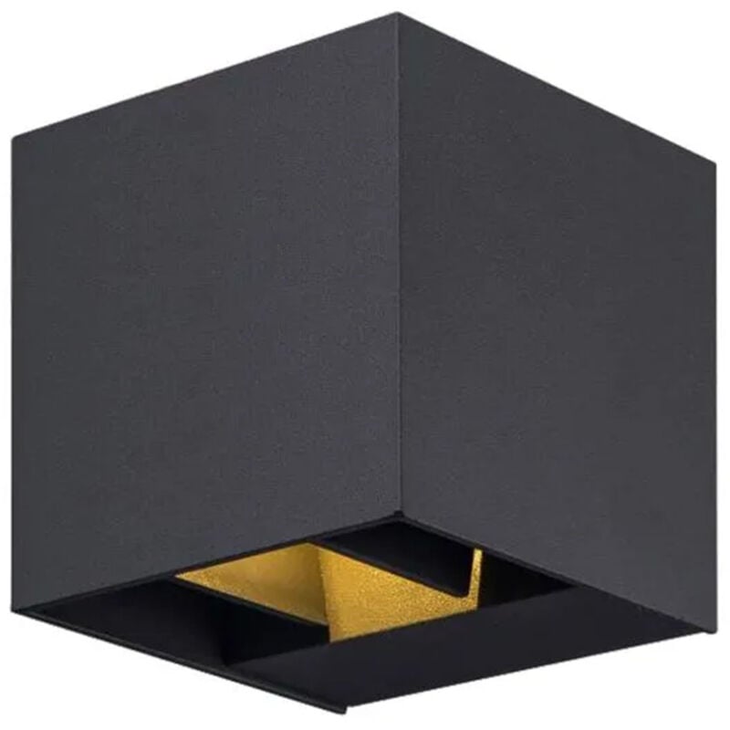 foto del prodotto applique esterno moderna grayson alluminio nero 1 luce g9 ip54
