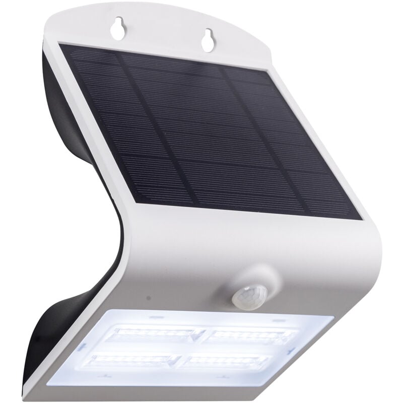 foto del prodotto applique esterno moderna lamozzo policarbonato bianco e trasp led