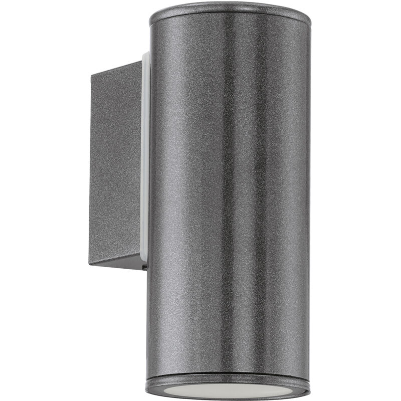 foto del prodotto applique esterno moderna riga metallo grigio 1 luce gu10