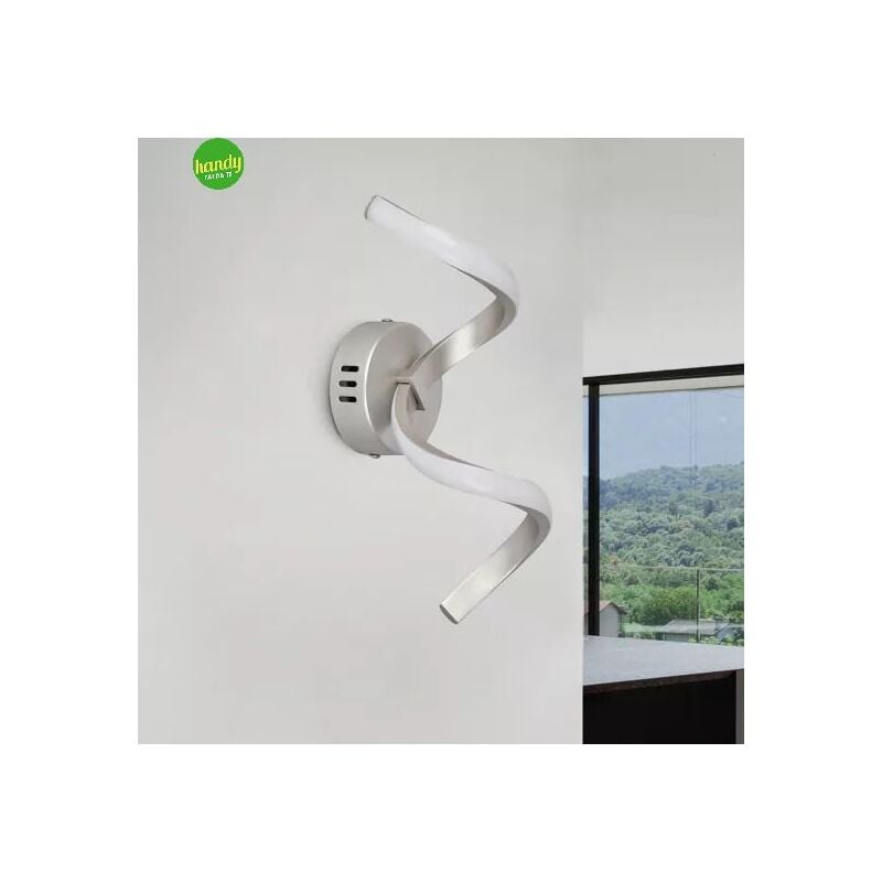 foto del prodotto applique even novecento 8w cm29 nickel satin