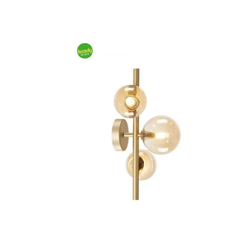 foto del prodotto applique felix novecento 3xg9 oro opaco
