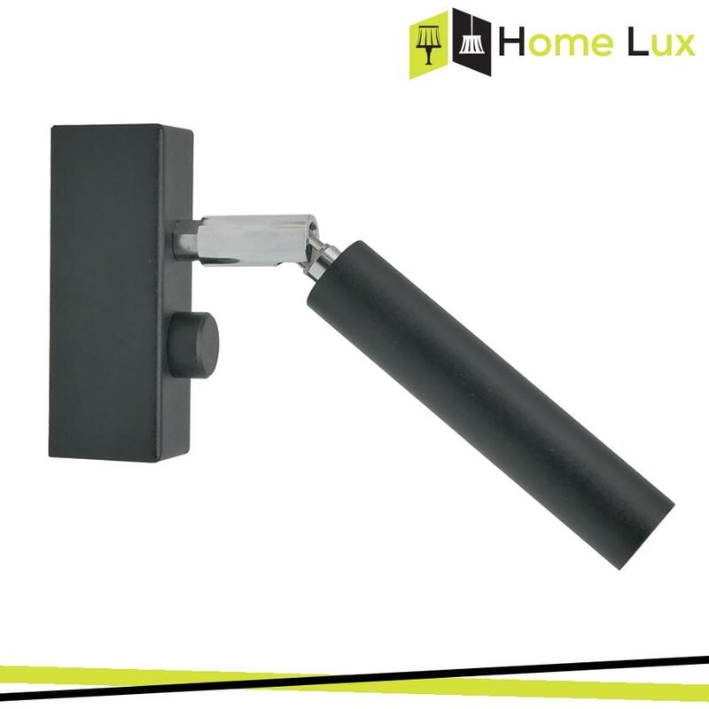 foto del prodotto applique g9 in metallo nero