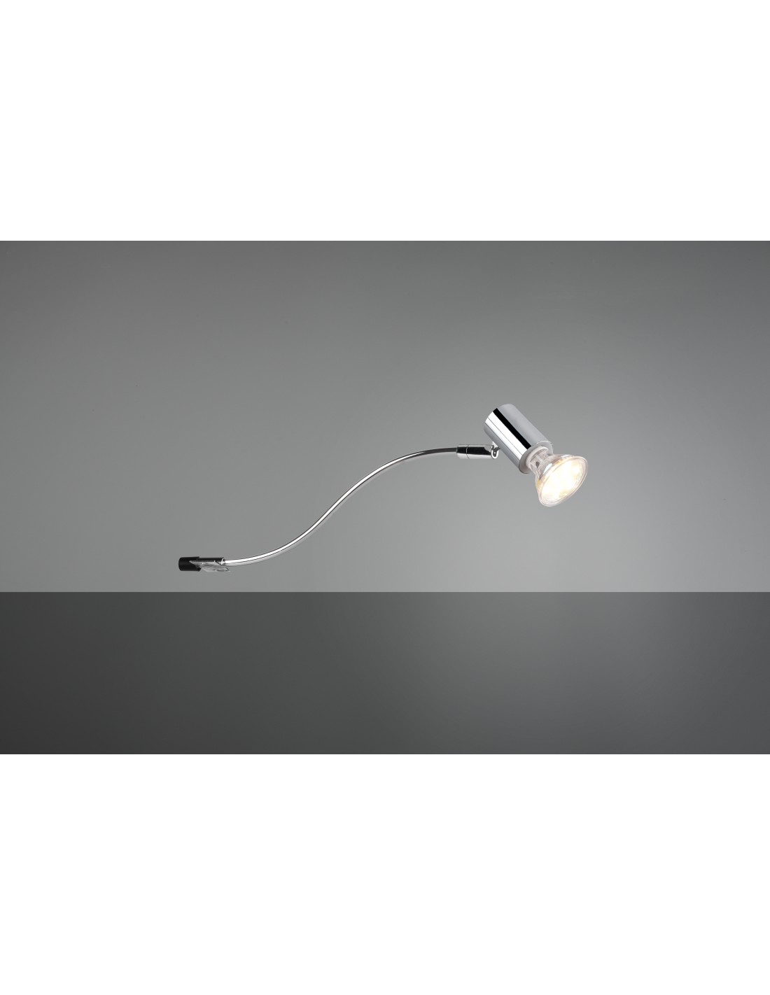 foto del prodotto applique giada faretto orientabile da specchio bagno cromo ip44 trio lighting