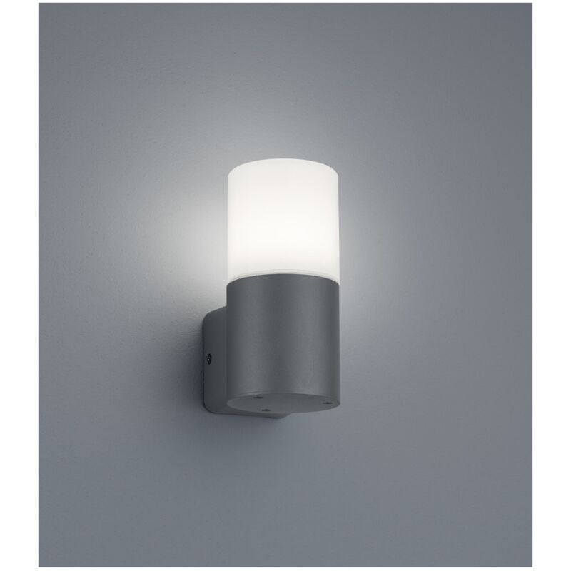 foto del prodotto applique hoosic 1xe27 antracite h17 cm ip44 trio lighting