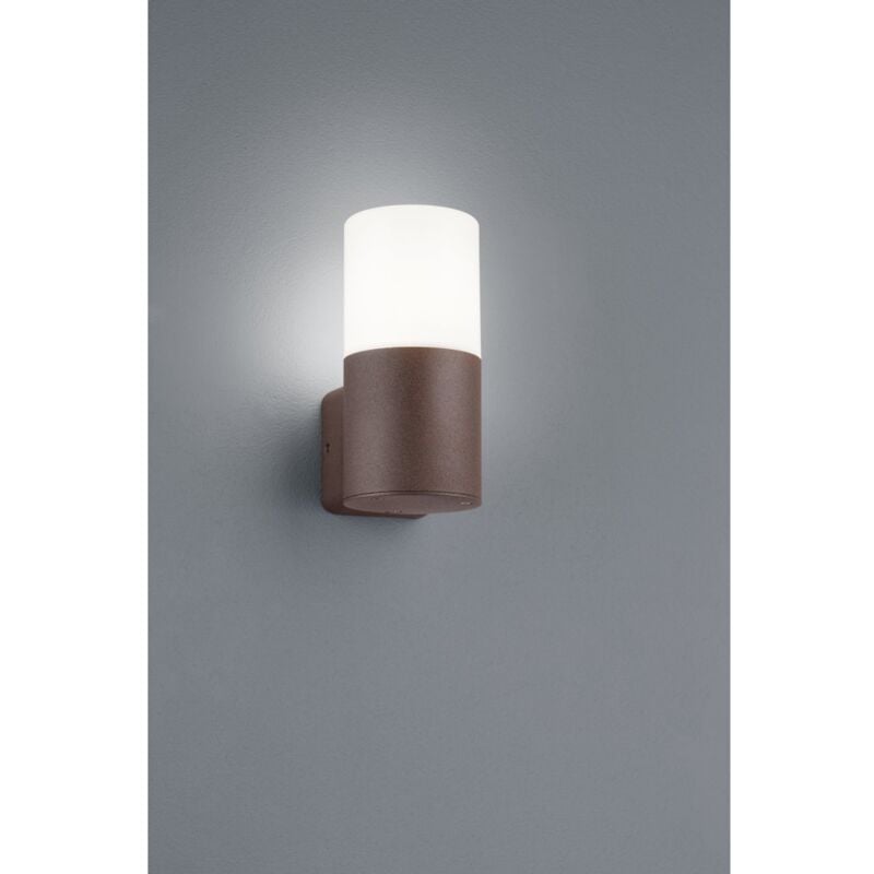 foto del prodotto applique hoosic 1xe27 ruggine h17 cm ip44 trio lighting