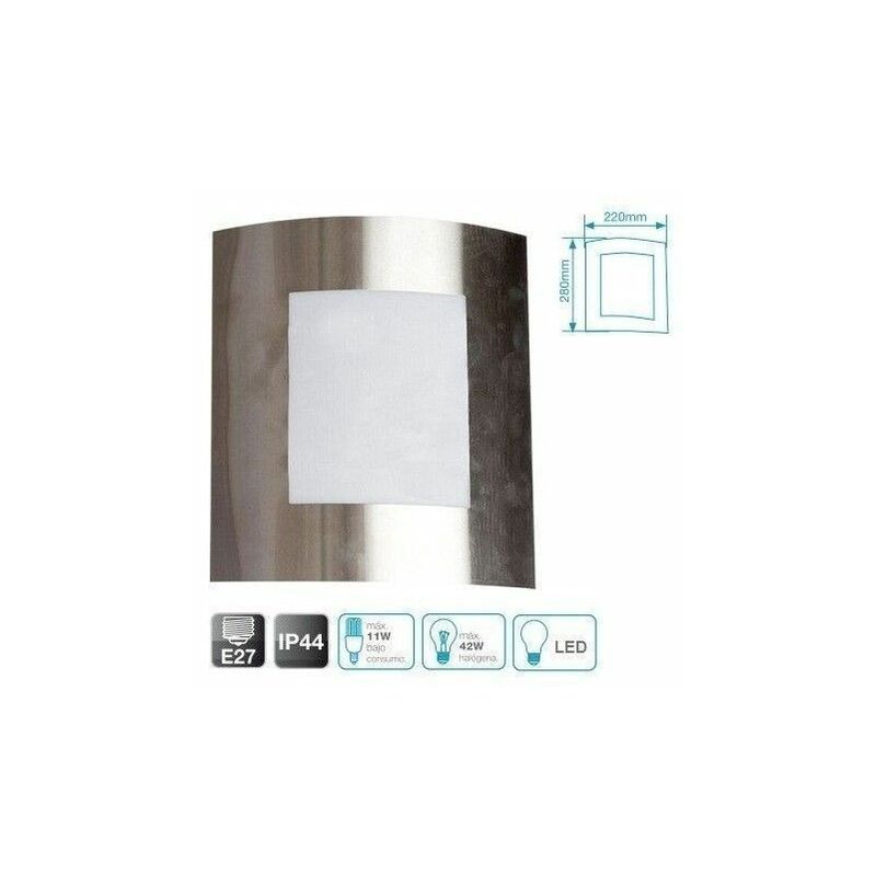 foto del prodotto applique in acciaio inossidabile 1xe27 gsc 0701910