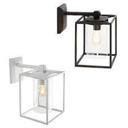 foto del prodotto applique in basso e27 domus bianco bianco