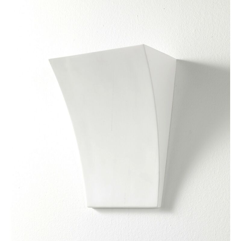 foto del prodotto applique in ceramica bianca cm. l19,5 x p11 x h26