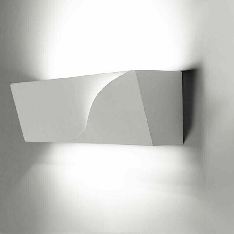 foto del prodotto applique in gesso dal design moderno forma rettangolare attacco per lampadine g9