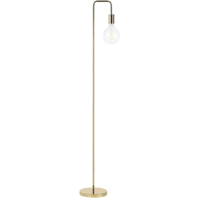 foto del prodotto applique in metallo color oro con un altezza di 140 cm design moderno savena