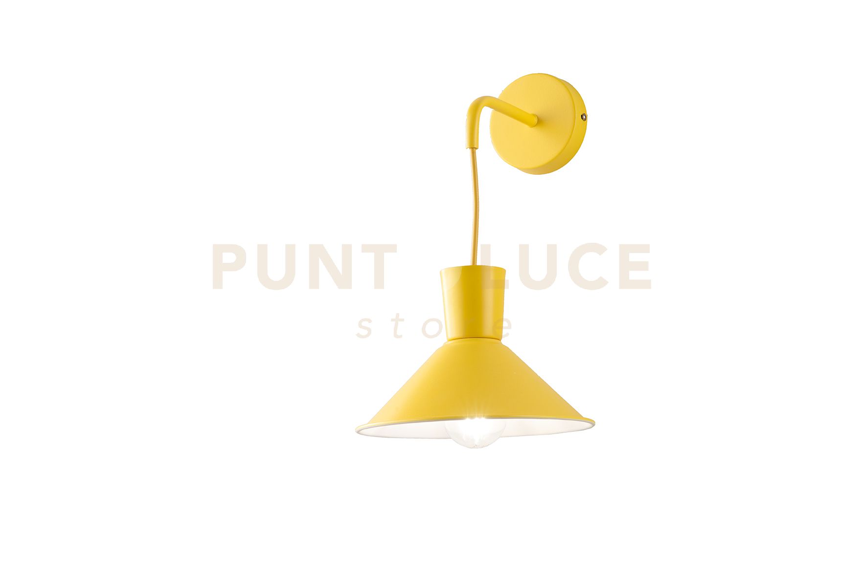 foto del prodotto applique in metallo elio giallo so.elio-giallo