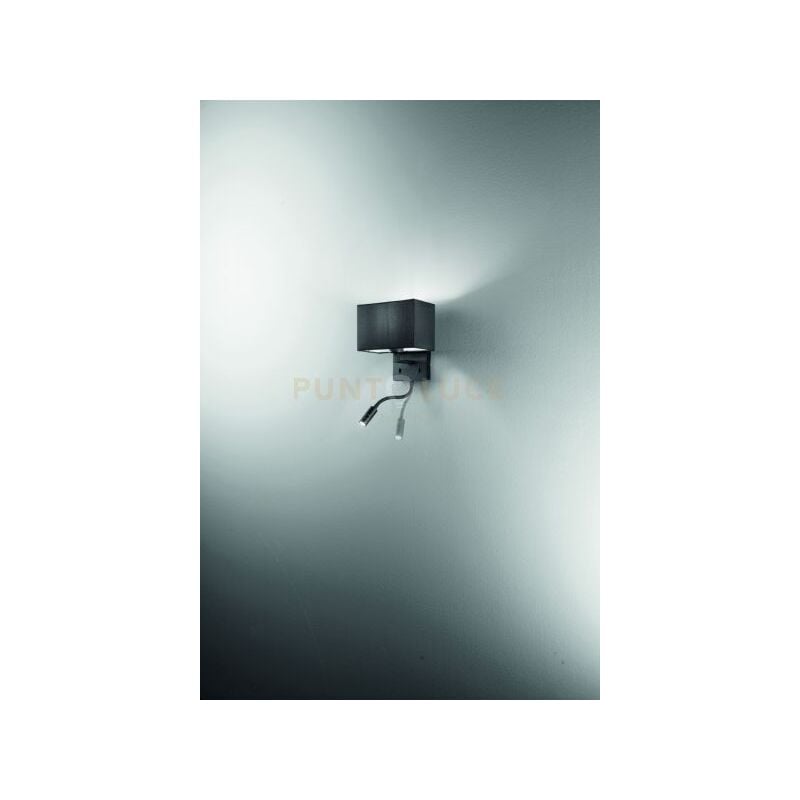 foto del prodotto applique in metallo shadow nero ap.shadow nero